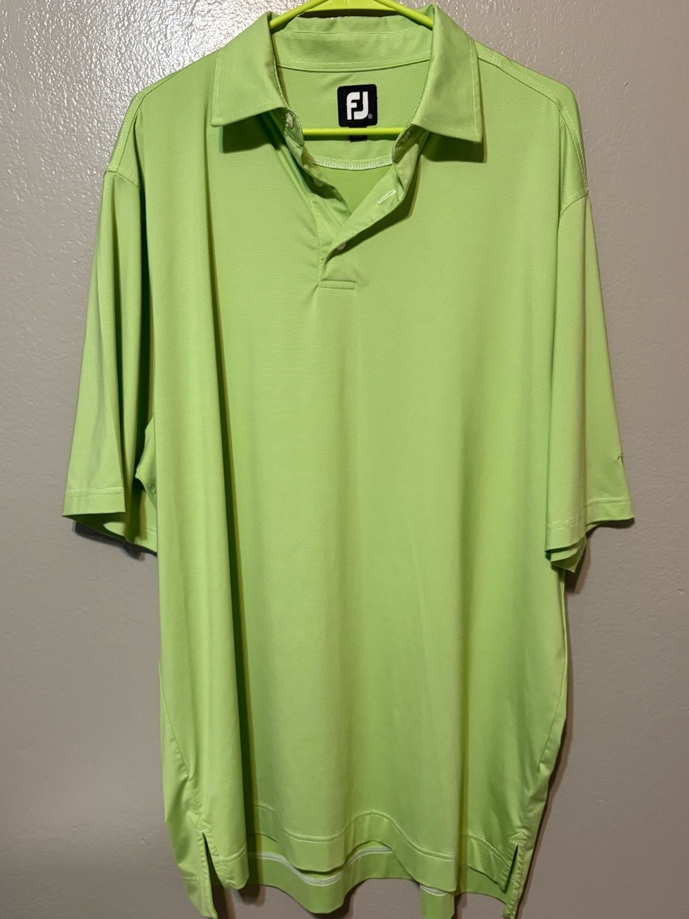 FootJoy Men’s Lime Performance Golf Polo Size XL